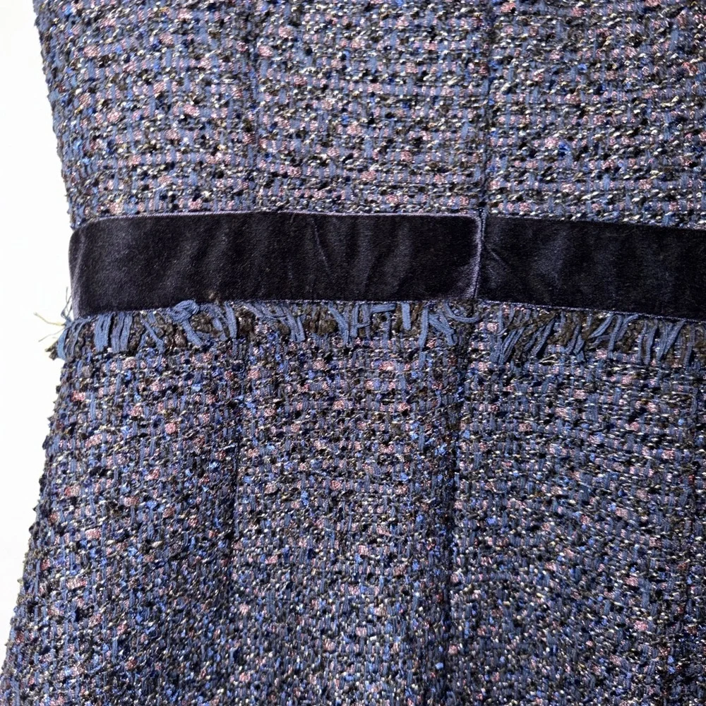J Crew Tweed Constellation Sparkle Shift Dress Size 16